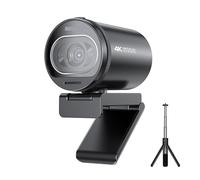 nmbhus 4K Webcam 1080P Autofocus Streaming Web Camera Living Stream Cámara con Micrófonos Cubierta De Privacidad