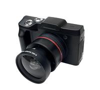 nmbhus Cámara con Pantalla abatible HD Videocámara Microsingle Camera Lente Gran Angular Selfie Zoom Digital Grabación