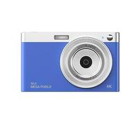 nmbhus Cámara de 50 megapíxeles HD Microsingle 4K Video Retro VLOG Selfie Camera(Blue)