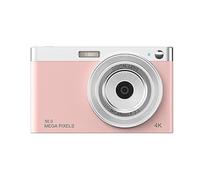 nmbhus Cámara de 50 megapíxeles HD Microsingle 4K Video Retro VLOG Selfie Camera(Pink)