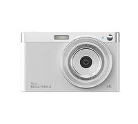 nmbhus Cámara de 50 megapíxeles HD Microsingle 4K Video Retro VLOG Selfie Camera(White)