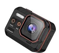 nmbhus Cámara De Acción 4K60FPS con Pantalla De Control Remoto, Cámara Deportiva Resistente Al Agua, Grabadora De Conducción, Cámara Deportiva, Casco, Cámara De Acción(with 64G Card,Camera)