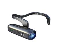 nmbhus Cámara de acción portátil montada en la Cabeza WiFi Videocámara Deportiva Cámara Web Control antivibración for grabación de Video Vlog(with 32G Card)