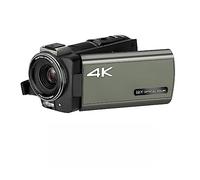 nmbhus Cámara de transmisión en Vivo 4K, videocámaras Blogger Vlog con Zoom óptico 12X, Pantalla IPS, con Control Remoto
