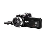 nmbhus Cámara Digital 4K For Grabación De Video Time-Lapse 48MP Videocámara Fotográfica Streaming Vlog DV 18X Zoom Blogger Recorder(128G SD Card)