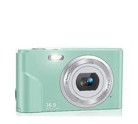 nmbhus Cámara Digital Cámara de vlogging Zoom Pantalla LCD Mini cámaras portátiles compactas for Estudiantes, Adolescentes(Green)