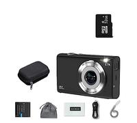 nmbhus Cámara Digital de 2,7 K, cámara Vlogging con Enfoque automático, HD, 48MP, con cámara de videocámara de Pantalla Grande for fotografía for niños y Adultos(DC402AF-B3)