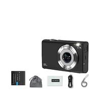nmbhus Cámara Digital de 2,7 K, cámara Vlogging con Enfoque automático, HD, 48MP, con cámara de videocámara de Pantalla Grande for fotografía for niños y Adultos(DC402AF-B1)
