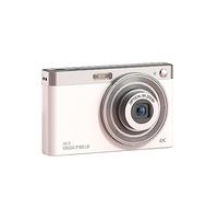 nmbhus Cámara Digital for Estudiantes, cámara de Nivel de Entrada Retro, cámara de Tarjeta portátil vlog compacta HD for Campus(Color:White)