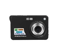 nmbhus Cámara Digital HD De 48 Megapíxeles Cámara De Tarjeta De Estudiante Retro Videocámara Selfie(Black+Readers)