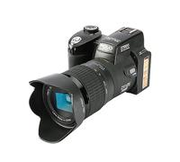 nmbhus Cámara DSLR con Zoom Óptico De 24X For Fotografía, Enfoque Automático, 33MP, Tres Lentes, 1080P, HD, Videocámara Digital For Exteriores(16G SD Card,No Flashlight)