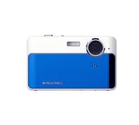 nmbhus Cámara HD Retro Digital pequeña cámara Estudiante Nivel de Entrada pequeña máquina de Tarjetas de Viaje VLOG(Color:Blue)