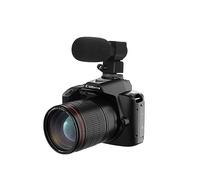 nmbhus Cámara HD WiFi DSLR 4K cámara Dual 64 Millones de Belleza cámara de grabación de Fotos Digital cámara de visión Nocturna(Size:D5+Microphone)