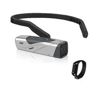 nmbhus Cámara Usable Principal 4K del Vlog For La Estabilización Profesional del Cardán De La Videocámara De Digitaces(Color:EP8 Silver Remote)