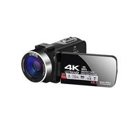 nmbhus Cámaras De Video UHD 4K Vlogging WiFi Live Streaming Webcam Videocámara Digital For Exteriores Grabadora De Blogger Portátil(128G SD Card,1)