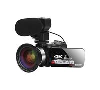 nmbhus Cámaras De Video UHD 4K Vlogging WiFi Live Streaming Webcam Videocámara Digital For Exteriores Grabadora De Blogger Portátil(No SD Card,3)