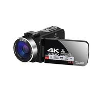 nmbhus Full 4K Video Recorder Streaming WiFi Videocámara Portátil For Exteriores UHD 48MP Digital Vlog Cámaras For Fotografía(64G SD Card,Set 1)