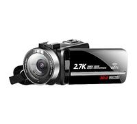 nmbhus Grabadora De Vídeo Digital De 2,7 K, Uso Doméstico, Cámaras Portátiles Al Aire Libre For Fotografía, WiFi, Streaming, Videocámara Web, Vlog(32G SD Card,CAM)