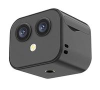 nmbhus HD 4K Cámara WiFi De Doble Lente Cámara De Monitor De Bebé Remota De Red Inalámbrica Inteligente