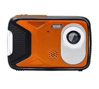 nmbhus HD1080P Cámara Digital Resistente al Agua de Alta definición Práctica Barebones Buceo Pantalla de 2,8 Pulgadas Video panorámico(Size:Orange)