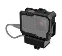 nmbhus Kit de Jaula Negra for Vlog, Compatible con adaptadores de micrófono, Equipo de Jaula for cámara con Zapata fría(Size:3083)