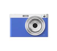 nmbhus Micro SLR Cámara 4K Video Cámara Digital portátil Retro VLOG Pantalla Auto Focus Selfie Camera(Color:Blue)