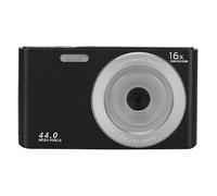 nmbhus Mini Cámaras Digitales De 48MP For Fotografía, Pantalla TFT De 2,8 ", Grabadora De Vídeo 4K, Temporizador Automático, Detección Facial, Grabadora De Fotos Vintage(No SD Card,Black)