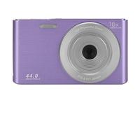 nmbhus Mini Cámaras Digitales De 48MP For Fotografía, Pantalla TFT De 2,8 ", Grabadora De Vídeo 4K, Temporizador Automático, Detección Facial, Grabadora De Fotos Vintage(No SD Card,Purple)