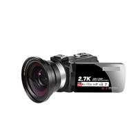 nmbhus Videocámara De Visión Nocturna 2K Zoom 16X Cámara De Video Vlogging Infrarroja 2.7K 30MP Grabadora Digital Portátil Transmisión En Vivo(with 32G SD Card,with Mic)