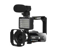 nmbhus Videocámara De Visión Nocturna 4K WiFi For Grabación De Vídeo Al Aire Libre Vlogging Grabadora Digital IR Cámaras Fotográficas Portátiles(64G SD Card,Set 3)