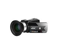 nmbhus Videocámara De Visión Nocturna 4K WiFi For Grabación De Vídeo Al Aire Libre Vlogging Grabadora Digital IR Cámaras Fotográficas Portátiles(64G SD Card,Set 4)