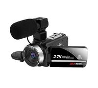 nmbhus Videocámara De Visión Nocturna For Exteriores, Cámara De Vídeo Digital WiFi De 2,7 K For Blogger, Cámara Web Portátil Infrarroja, Grabadora De Fotos Vlog(No SD Card,Set 3)