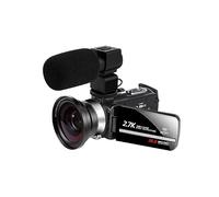 nmbhus Videocámara De Visión Nocturna For Exteriores, Cámara De Vídeo Digital WiFi De 2,7 K For Blogger, Cámara Web Portátil Infrarroja, Grabadora De Fotos Vlog(Color:32G SD Card,Size:Set 4)
