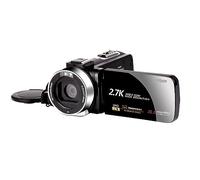 nmbhus Videocámara Portátil con Zoom 16X For Uso Doméstico, Grabadora De Vídeo Digital Vlog De 1080P, Cámaras For Exteriores For Cámara Web De Fotografía(128G SD Card,1)