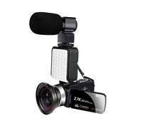 nmbhus Videocámara Vlog For Exteriores De 2,7 K For Fotografía, Zoom 16X, Grabadora De Vídeo, Rotación De Pantalla Táctil, Selfie, Cámara Digital For Uso Doméstico(No SD Card,5)
