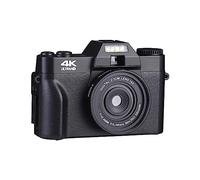 nmbhus Videocámara Vlogging Cámara Digital de 48MP Cámara Web Digital con Pantalla abatible de 180 ° for Lente Macro Gran Angular(32G,Only Camera)