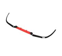 NMBNPKTUCU Difusor Parachoques Delantero Alerón Delantero para Parachoques Delantero para Seat para Leon Separador Impacto 114 Cm Alerón Faldón Lateral Parachoques Delantero(Red)