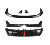 NMBNPKTUCU Difusor Parachoques Delantero para Camry 2018-2024 para SE para XSE Divisor Delantero Negro Brillante Difusor Trasero Placa Borde Parachoques Alerón Faldón Lateral Parachoques Delantero