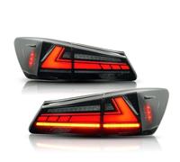 NMBZVE Cubierta de la luz de marcha atrás Conjunto Luces Traseras 1 Par Luces Freno Intermitentes Piezas Repuesto Traseras Automóviles Para Lexus IS250 IS300 IS350 ISF 2006-2012(Style 2)