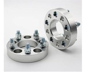 NMBZVE Cubo de Rueda ensanchado 2 Espaciadores De Cubo Rueda Coche De 25-50 Mm Adaptador Ensanchamiento De Cubo Aluminio Separador Espaciador para Jeep para Liberty 2001-2013(2PCS 30mm Silver)