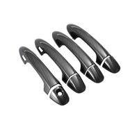 NMBZVE Embellecedor Adhesivo Manija Puerta Lateral Coche Accesorio Para Toyota Para Harrier XU60 2014-2019(Carbon 2 sensors)