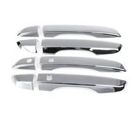 NMBZVE Moldura Protectora Manija Puerta Inteligente Coche LHD Accesorios Para Civic De 10.ª Generación 2016-2021(Silver Smart)
