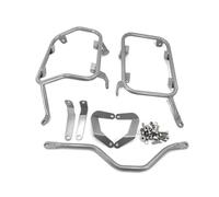 NMBZVE Portaequipajes Accesorios para Motocicleta, Alforjas Laterales, Soportes para Caja De Herramientas, Portaequipajes para Maletas Superiores para X-ADV750 2021, 2022, 2023 Y 2024(Plata)
