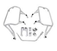 NMBZVE Portaequipajes Accesorios para Motocicleta, Soportes Laterales para Alforjas, Soporte para Baúl, Portaequipajes Y Portaequipajes para CFMOTO 450MT 2023-2025(Plata)