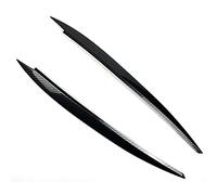 NMBZVE Tiras Decorativas Embellecedor De Cubierta De Párpado De Ceja De Faro De Coche De Fibra De Carbono ABS para Golf 7 VII GTD R MK7 2013 2014 2015 2016-2020(Carbon Fiber)