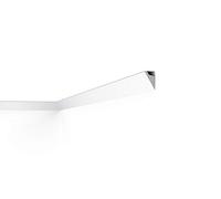 NMC IL4 WALLSTYL Cornisa para Iluminación LED Indirecta, Moldura de Techo de Poliestireno HDPS Opaco, Perfil Decorativo para Luces de Techo, Resistente y Pintable, 60 x 36 x 2000 mm, Pack de 2m