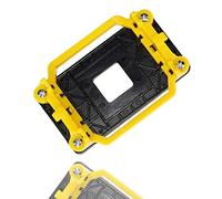 NMD&LR Placa Posterior De La CPU para AM3, Placa Posterior De Plástico para El Soporte Inferior del Ventilador del Radiador para El Soporte AMD Placa Madre AM2 / AM3 / FM1 / FM2 (Yellow)