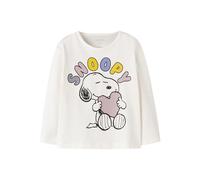 Nmfdrema Snoopy LS Nreg Top Box Sky, Cloud Dancer, 92