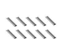 NMFLAB 10 conectores de riel de tren a escala, uniones de rieles de metal para modelos de riel C, diseños de ferrocarril, accesorios de pistas, accesorios de Hola, escala