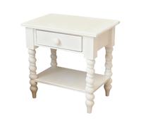 NMFLAB Mesita de noche en miniatura a escala 1/12 con apertura suave, diseño realista, accesorio de muebles en miniatura, almacenamiento que se puede abrir